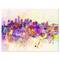 Designart - Purple New York Skyline - Cityscape Canvas Art Print